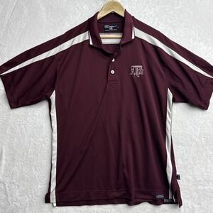Texas A&M University‎ Aggies Pro Celebrity Short Sleeve Polo Shirt Adult Size XL